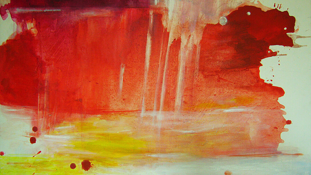 Hon Chi-Fun (1922-2019), Untitled, 2000s, Acrylic on canvas, 76x122cm