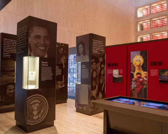 The Legacy Gallery, Exhibition view. Courtesy of LBJ Presidential Library