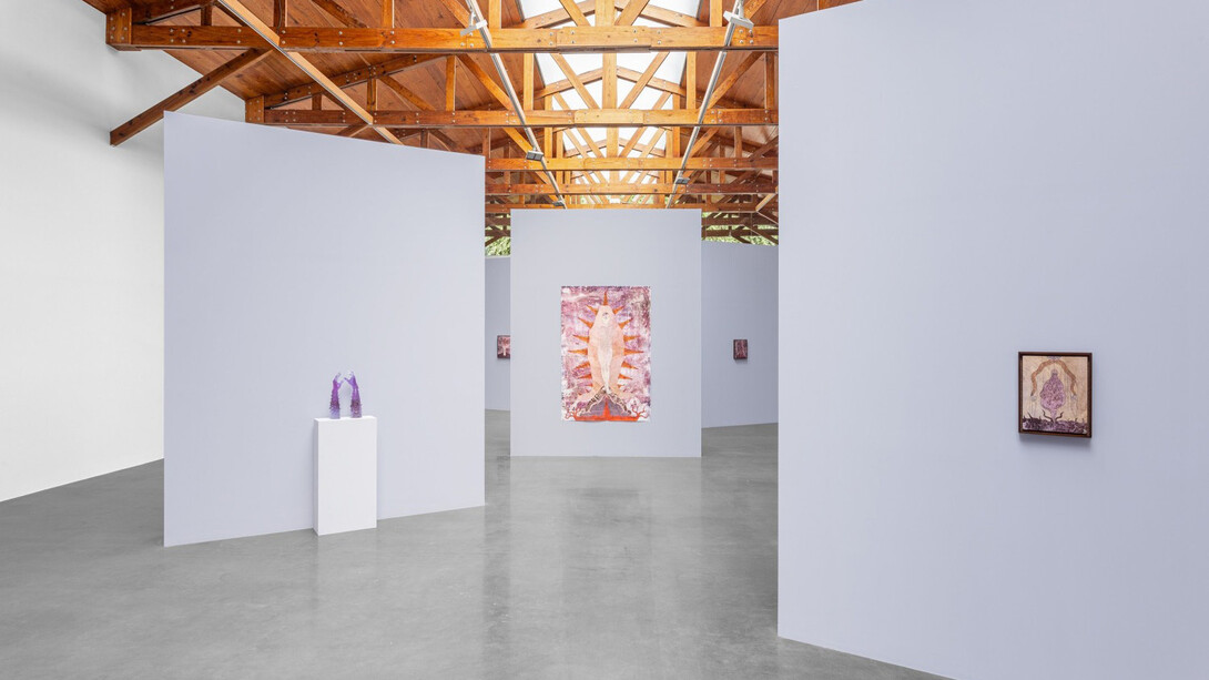 Felipe Baeza, Sentir un entonces y un allí, vista de exhibición. Cortesía de kurimanzutto