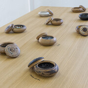 Nedko Solakov - Paintings from Long Ago exhibition view Galleria Continua, Les Moulins, 2018. Photo Oak Taylor-Smith

