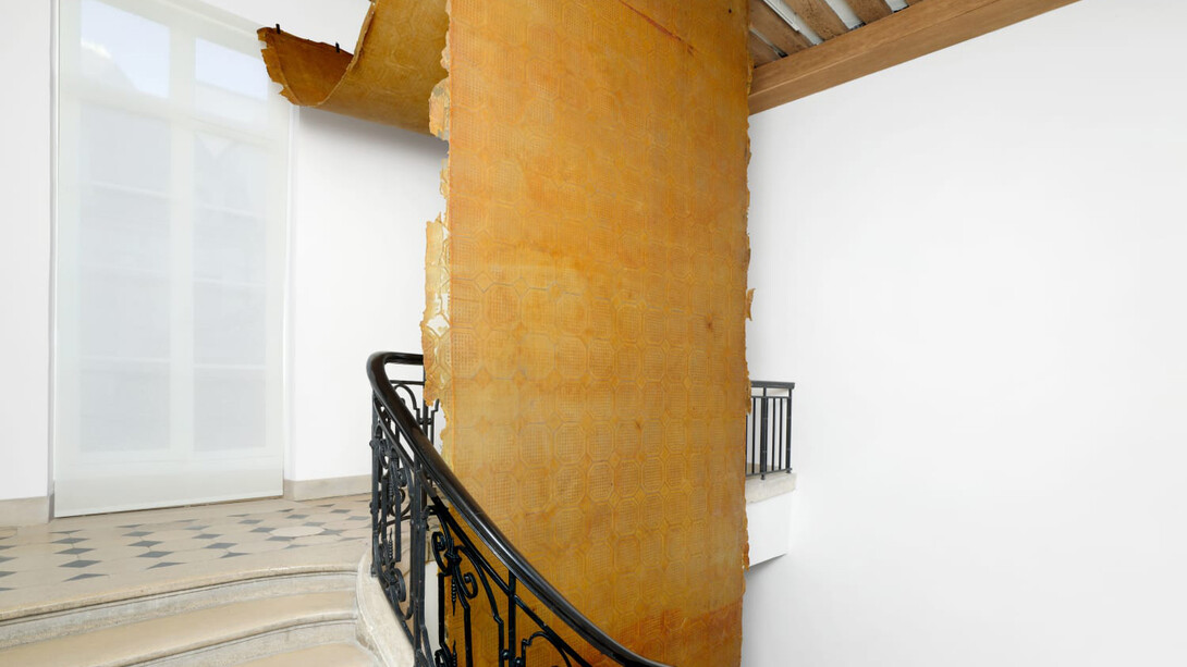 Heidi Bucher, La rose de Paris, exhibition view. Courtesy of Mendes Wood DM