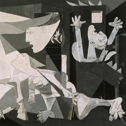 Picasso, Guernica, particolare