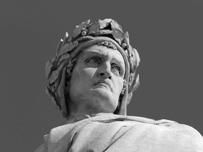 Enrico Pazzi, Monumento a Dante Alighieri in piazza Santa Croce a Firenze