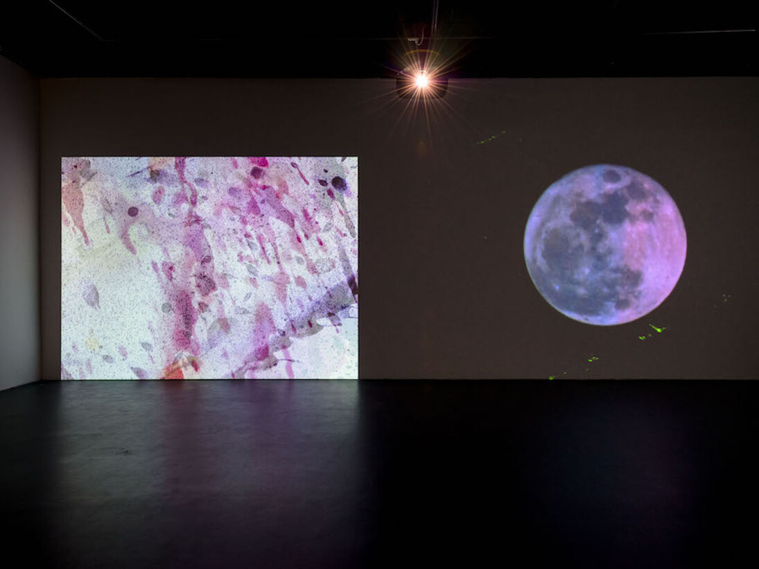 Jennifer West: “Is Film Over?”, Exhibition view. Courtesy of Yuz Museum