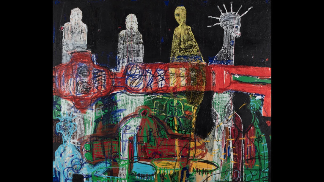 Aboudia. Courtesy of Jack Bell Gallery