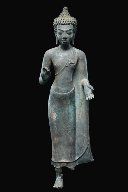 Buddha che predica, Thailandia centrale o nord-orientale, VIII-inizio IX secolo, Metropolitan Museum of Art,  New York, US