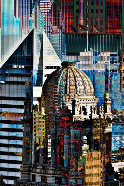 Alex Braverman, Chicago Loop Landmarks #43-46, Photographic Print on Metal, 60" x 40"