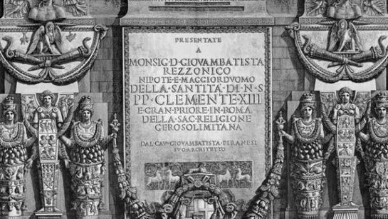 Giovanni Battista Piranesi, Diverse Maniere d'adornare i cammini ed ogni altra parte degli edifizi desunte dall'architettura Egizia, Etrusca, e Greca con un Ragionamento Apologetico in defesa dell'Architettura Egizia, e Toscana – 1769, © Sir John Soane’s Museum/Factum Arte