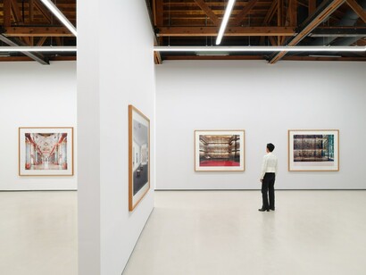 Candida Höfer, Europa, America, exhibition view. Courtesy of Sean Kelly Gallery
