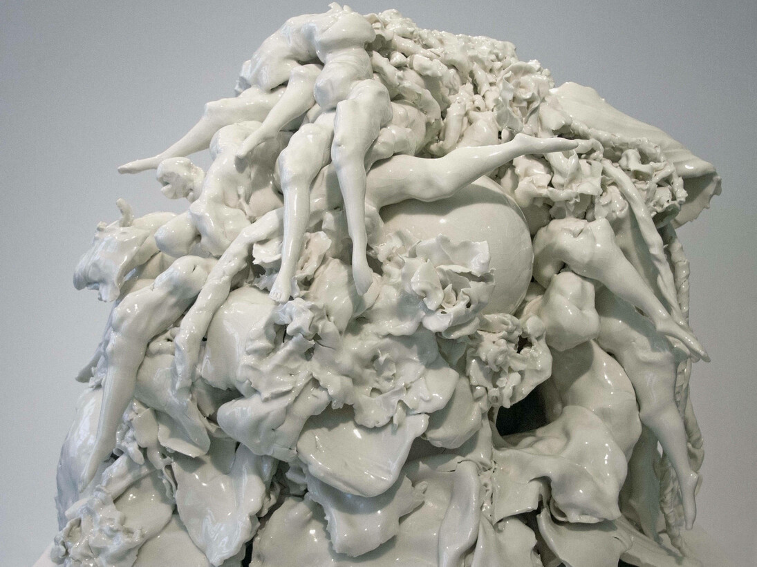 The Solitude in the Depth of Her Being Begins the World Again But Only Begins it For Herself, Rachel Kneebone, 2014. © Rachel Kneebone. Photograph © Victoria and Albert Museum, London