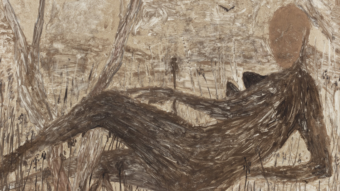 Kekana, Untitled (woman laying) (detail), 2024. Courtesy of David Krut Arts