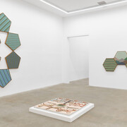 Jordan Nassar, Describing clouds, exhibition view. Courtesy of Anat Ebgi