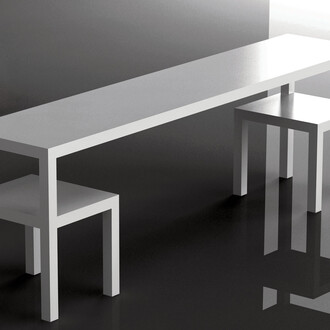 Marcello Morandini, Tavolo Stuhltisch, Bruno Longoni, Cantù (CO) , 2014. Courtesy of Museo MA*GA