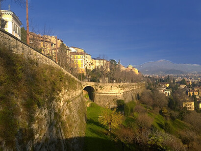 Bergamo, antiche mura, Italia