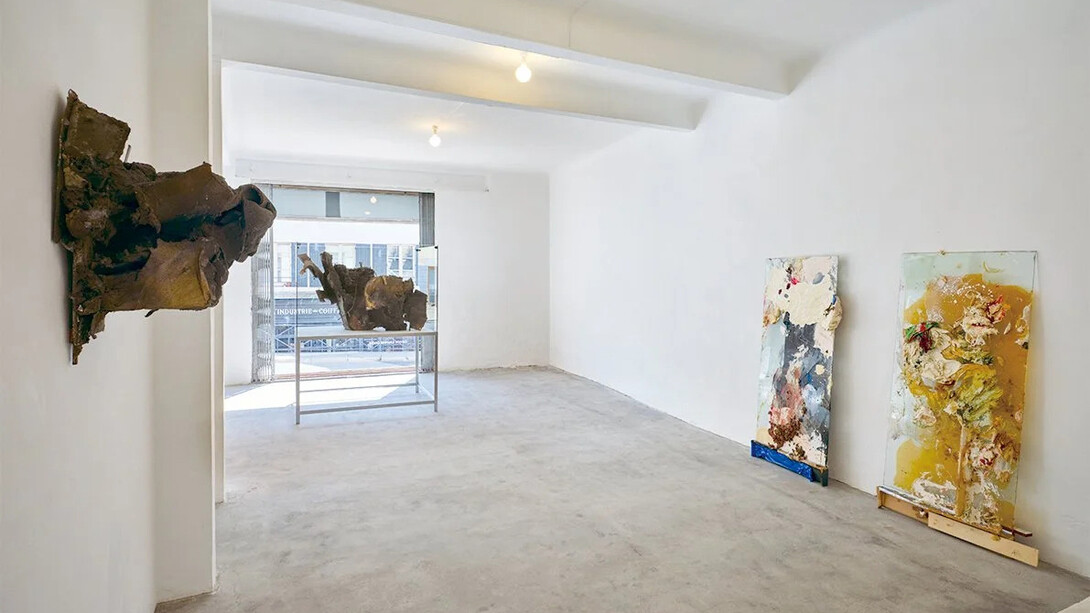 Peter Buggenhout, Regarder à travers, vue d'exposition. Avec l'aimable autorisation de la Galerie Laurent Godin