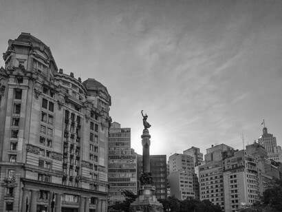 São Paulo, vista do Pateo do Collegio. Fotografia Paulo Kawazoe