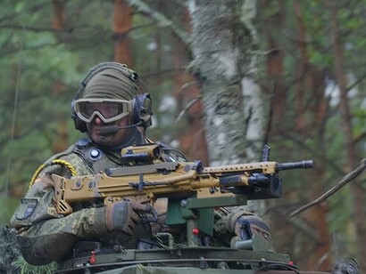 Germany’s newly established tank brigade participates in its first large-scale NATO exercise at the Pabradė Training Area in Lithuania