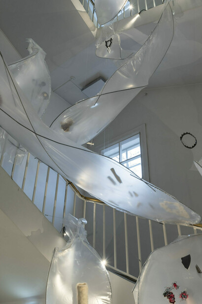 õhuLoss, Castle in the air, exhibition view. Courtesy of Estonian Museum of Applied Art and Design