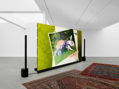 Seth Price, Redistribution 2026–2007, exhibition view. Courtesy of Sadie Coles HQ