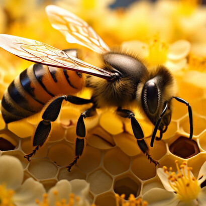 La mayoría de las abejas no son sociales, sino que viven solas 