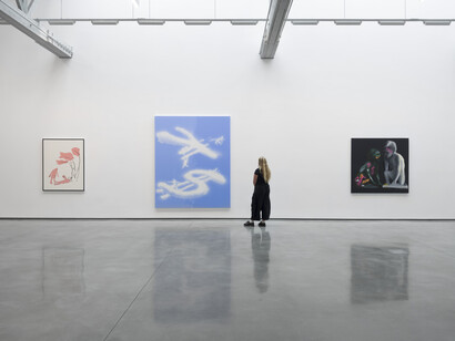 Tala Madani, Control X, exhibition view. Courtesy of David Kordansky Gallery