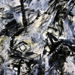 Scontro di situazioni ‘59 – II - 1 (dettaglio), 1959, 275 x 444 cm - Pittura a tempera, carboncino, sabbia su tela - Photo Jacob Littkemann, Berlin Ⓒ Fondazione Emilio e Annabianca Vedova, Venezia

