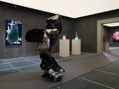 Arne Quinze, Raw paradise, ausstellungsansicht. Mit freundlicher genehmigung der König Bergson Galerie