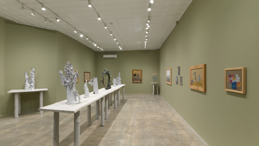 Setsuko, Kingdom of cats, exhibition view. Courtesy of Gagosian