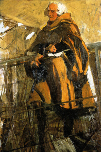 Joaquín Sorolla; Estudio para Cristóbal Colón saliendo del puerto de Palos, c. 1910