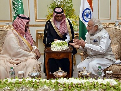 Crown Prince Muhammad bin Salman meeting prime minister Narendra Modi  