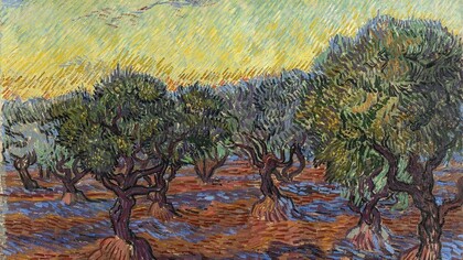 "Olivares", óleo sobre lienzo, Vincent Van Gogh, 1889
