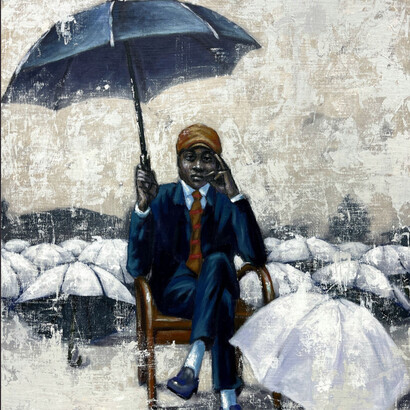Artwork, Blvck X. Courtesy of the artist and NYCH Gallery