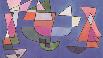 Paul Klee, Sailing Boats, 1927, watercolour on paper mounted on cardboard, 22.8 x 30.2 cm, Zentrum Paul Klee, Bern