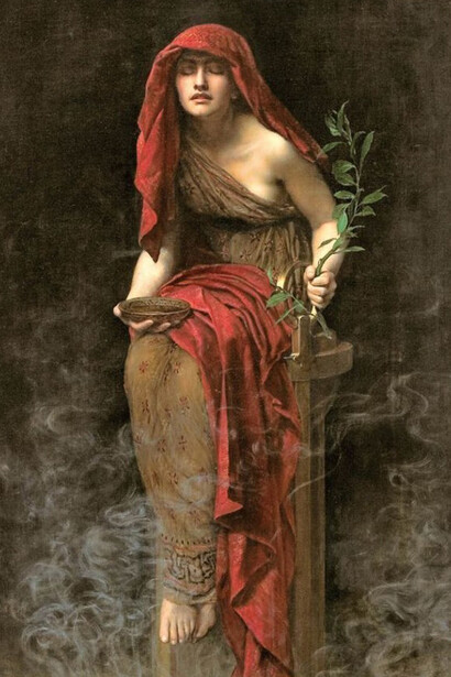 La sacerdotessa di Delfi, 1891
