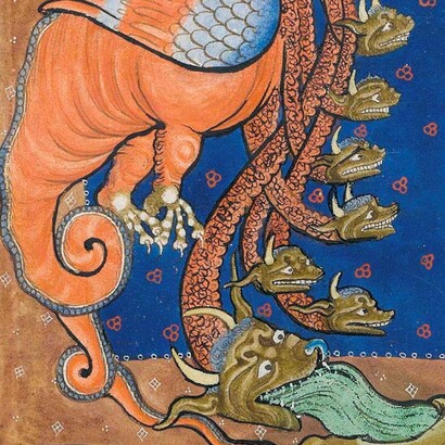 Manoscritto miniato dell'Apocalisse, Cambridge, Trinity College Library, UK