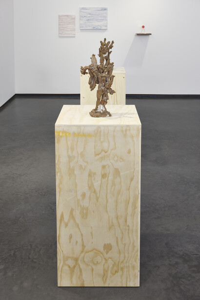 Nick van Woert, Untitled, Electroformed copper and plaster statue, 2014