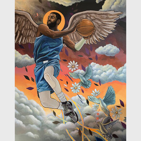 Myron Laban, Fly Away- Kyrie, 2024. Courtesy of the artist and Elephant Room Gallery