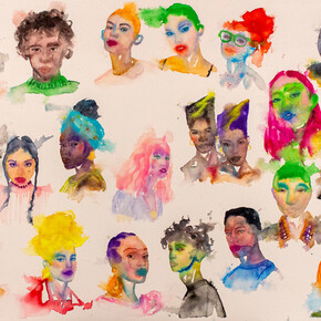 Fahren Feingold, One love. Courtesy of The Untitled Space Gallery