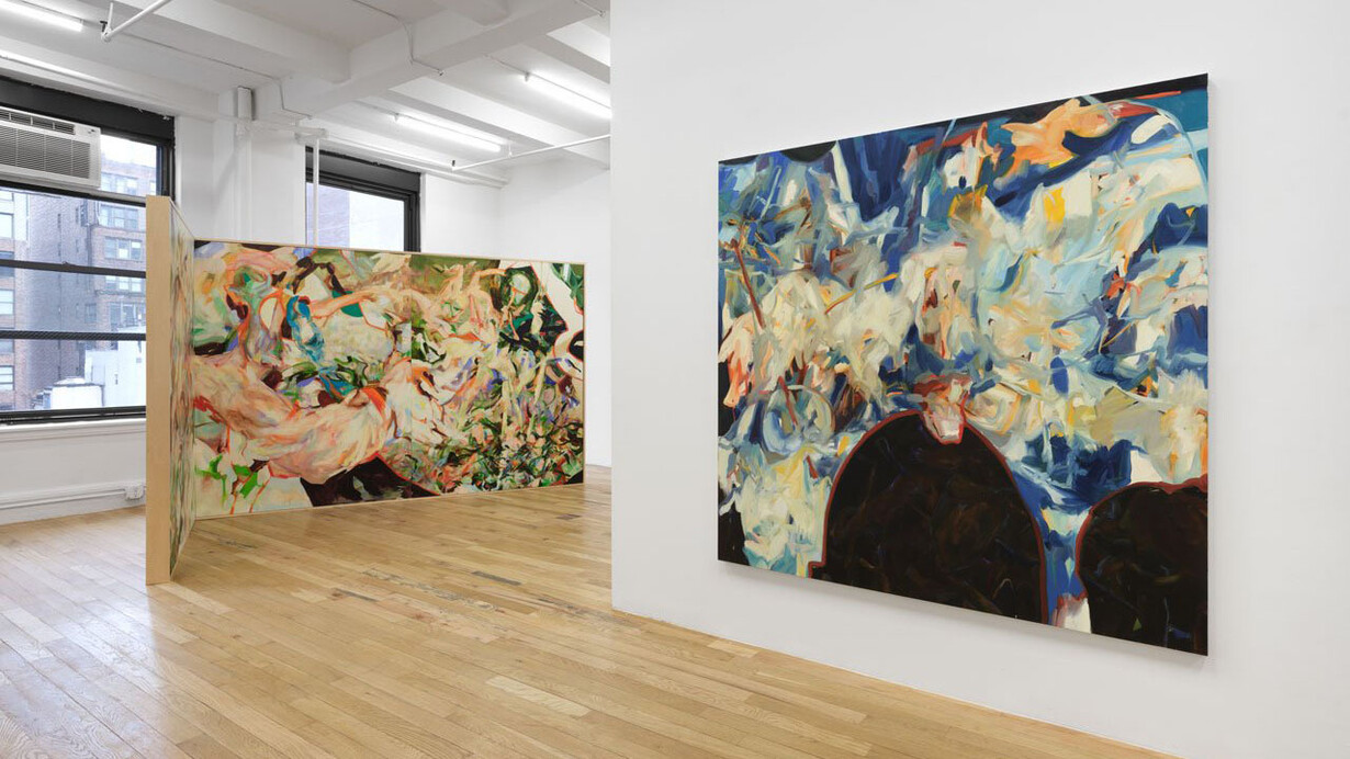 Nina Kintsurashvili, I met a traveller, exhibition view. Courtesy of Polina Berlin Gallery