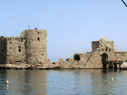 Sidon Sea Castle in Lebanon, where Hezbollah plays a complex role