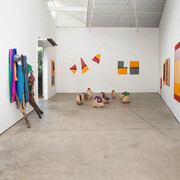 Antonio Pichillá, Geometria intercultural, vista da exposição. Cortesia da Galeria Luciana Brito