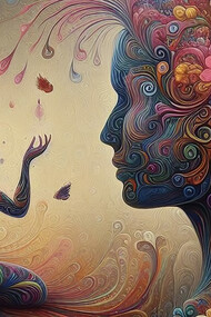Our consciousness mirrors the cosmos, competing for attention in our lives and experiences