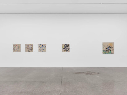 Jessica Rankin, in the air / a memory, exhibition view. Courtesy of White Cube