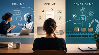 L’intelligenza artificiale generativa introduce una nuova divisione del lavoro cognitivo tra esseri umani e macchine