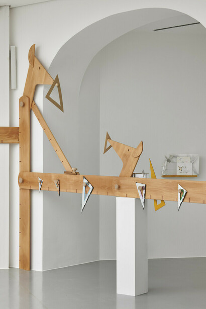 Min Yoon, A pronoun of B, exhibition view. Courtesy of Kestner Gesellschaft
