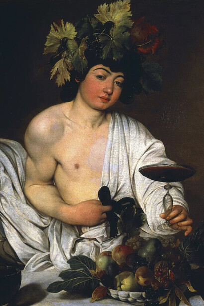 Caravaggio, Baco adolescente (1595)