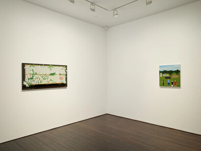 Jessie Homer French, In memoriam, exhibition view. Courtesy of Massimo De Carlo Gallery