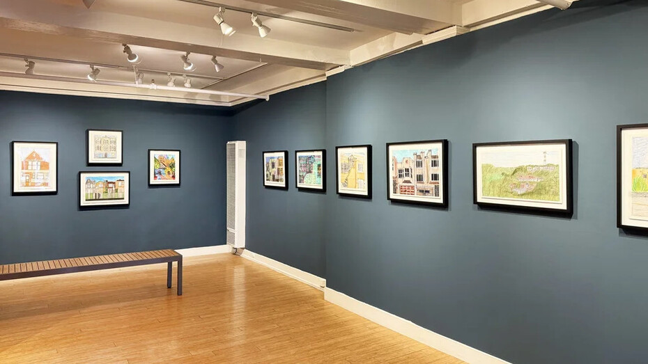 Pretty city, exhibition view. Courtesy of Creativity Explored 