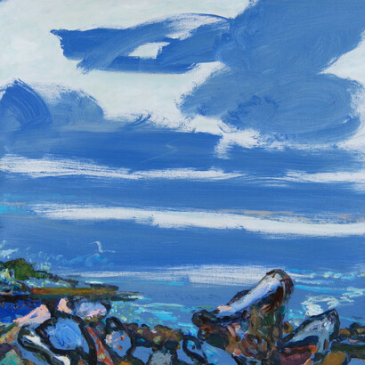 Bernard Chaet, Blue morning, 2009. Courtesy of LewAllen Galleries