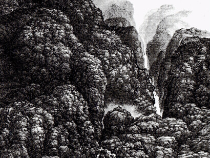 Hsia I-fu, Waterfalls, 2001. Courtesy of M. Sutherland Fine Arts